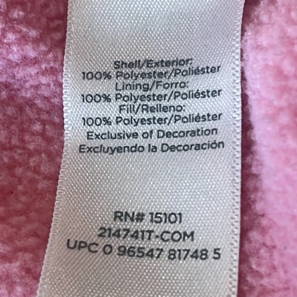Carter's Girls Navy Polka Dot Fleece Lined Hooded Puffer 4T